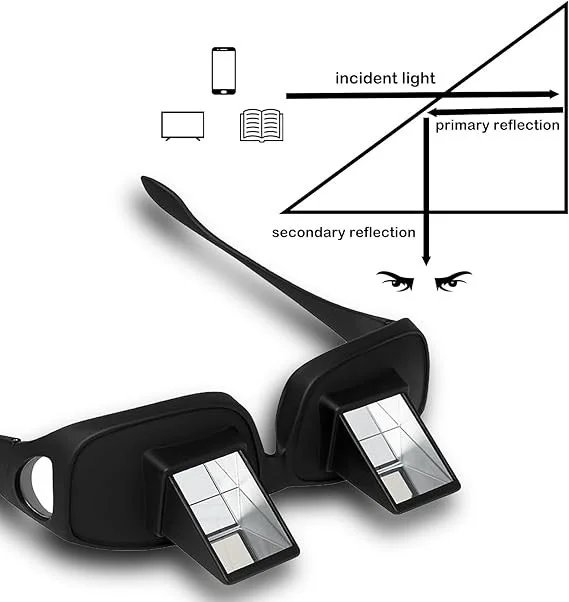 Horizontal Lazy Glasses Lying Down Bed Reading Watching Lazy Readers Glasses 4