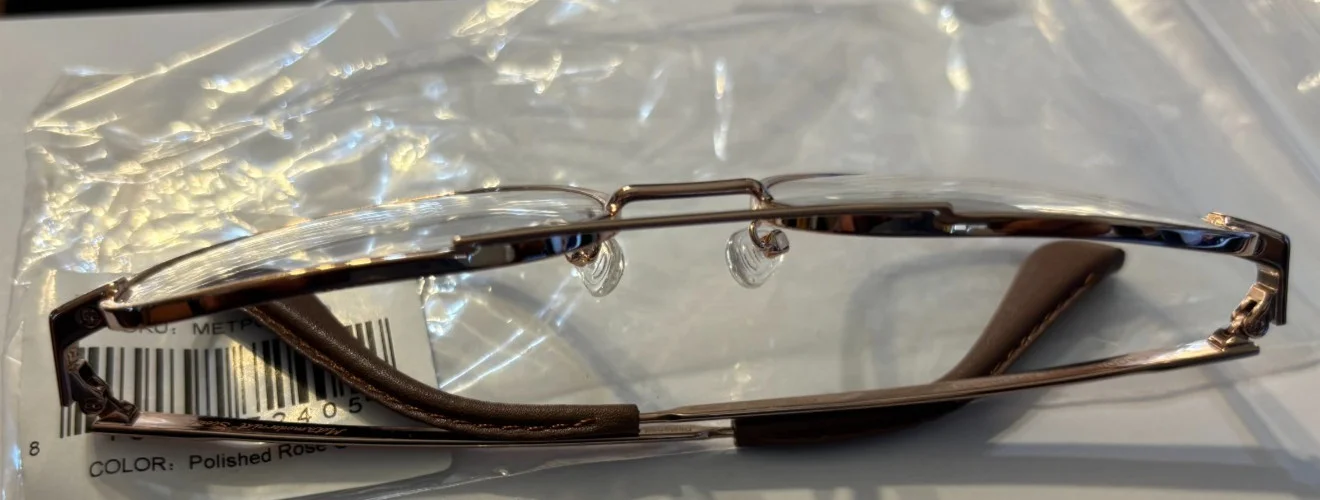 Metamodernist Scout Reading Glasses - Rose Gold Optical 55-17-140 *FRAMES ONLY* 2